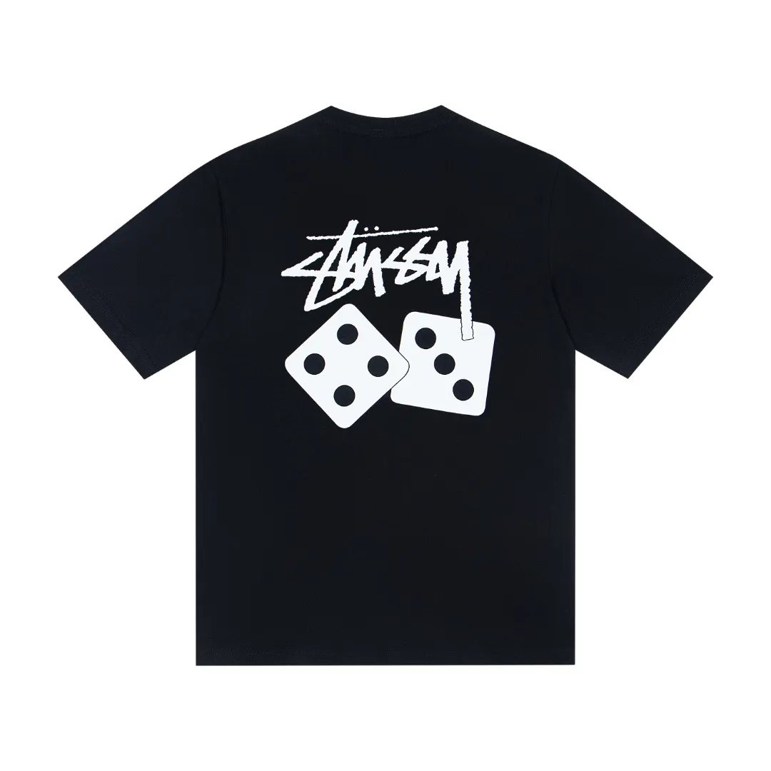 🔥 001# P55 （In Stock ） Stussy Series Classic Logo T Same Style ：Black White Size：S M L XL ： 260